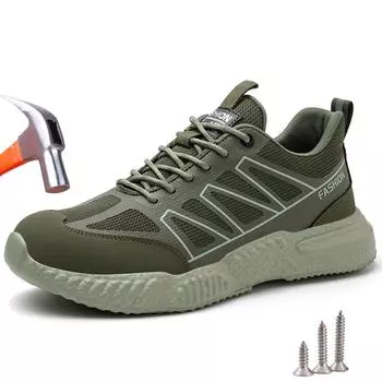 Рабочая защитная обувь с изоляцией 6 кВ, мужские и женские противоударные рабочие кроссовки с защитой от проколов, неразрушимая обувь, защитная защитная обувь 40 чёрный