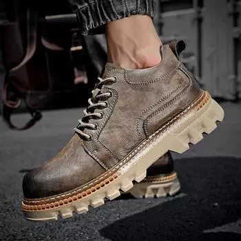 Рабочие ботинки, обувь для альпинизма, мужская обувь на шнуровке, устойчивые к проколам рабочие кроссовки, мужская обувь, защитная обувь для взрослых 38 чёрный