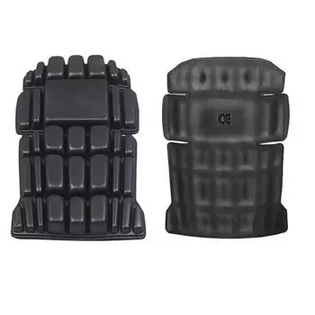 Рабочие брюки EVA Вставной тип Защита ног Ударопрочные наколенники для рабочего места Защита колен чёрный