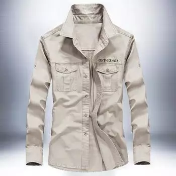 Рабочие рубашки в китайском и американском стиле, мужские куртки, весенние и осенние повседневные хлопковые рубашки с длинными рукавами, мужские куртки M