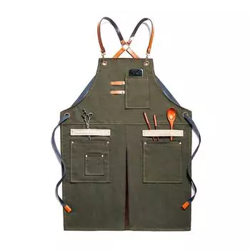 Рабочий фартук для деревообработки, плотницкий мастер, сделай сам, холст, мастерская, нагрудник, карманы, фартуки для барбекю на открытом воздухе, нагрудники, одежда
