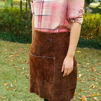 Рабочий фартук, промышленный фартук из искусственной кожи для сварщиков, мясников, лаборантов