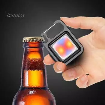 Рабочий мини-фонарик-брелок 500 люмен 5 режимов регулируемый водонепроницаемый аварийный брелок-светильник с магнитным основанием 1pc