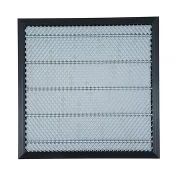 Рабочий стол с лазерной сотовой структурой для лазерной гравировальной машины CO2, режущая машина с ЧПУ, кровать из сотовой структуры 400x400 мм чёрный