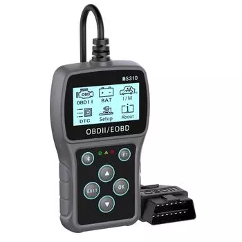 Работа для автомобиля Автоматическое удаление/очистка кодов MS310 Автомобильный считыватель кодов OBD2 Многоязычный диагностический сканирующий инструмент для автомобиля Сканер OBDII