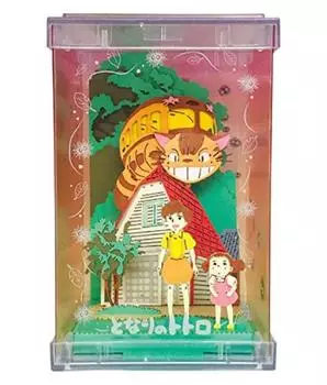 Работа студии бумажного театра Ghibli Мой сосед Тоторо Спасибо, кот-автобус -Куб- PTC-T03
