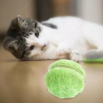 Работает с плюшевым чехлом для мяча, пылеулавливающие игрушки, жевательный мяч для кошек, роликовый мяч, волшебный мяч для домашних животных 1pc ball&4pcs ball cover