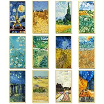 Работы Ван Гога, картины, постер, холст, картины и принты, постимпрессионизм, художественные украшения, фрески, домашний декор для гостиной, стены 20cm40cm NoFrame