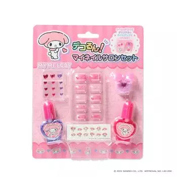 Race Sanrio Deco My Nail Salon Set My Melody Cosmetics Accessories для детей от 6 лет и старше 240705 Беги! розовый