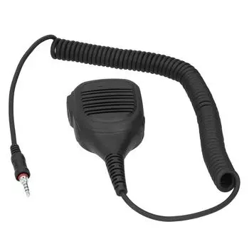 Рации Ручной микрофон IP54 Водонепроницаемый Спиральный кабель Микрофон-динамик для ICOM M33M25