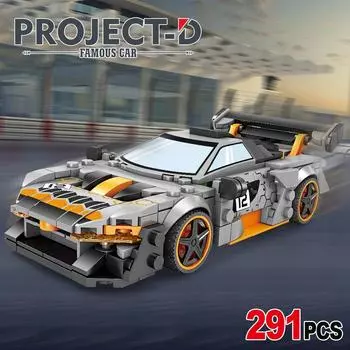 Racing Car Building Sets,Collectible Model Cars Construction Blocks,Buildable Supercar Model Race Car Set for Adult