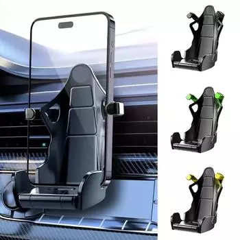 Racing Seat Design Car Phone Holder Mount Stand Suction Cup Smartphone Mobile Cell Support in Car Bracket for Iphone Samsung Mi красный
