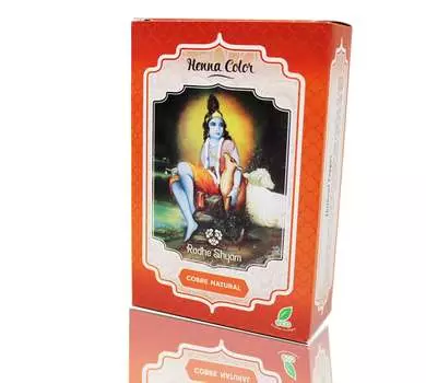 Radhe Henna Cobre Natural Polvo Radh 100г
