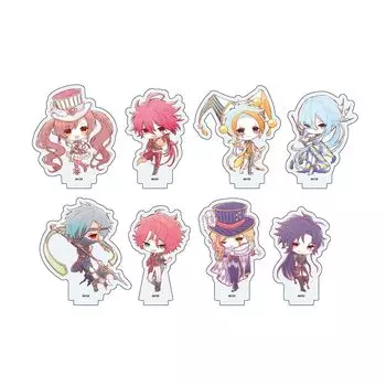Radiant Tail 01 Art Acrylic Petit Stand Box of 8 [Graph Illustration]