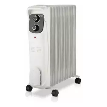 Radiateur Huile (11 Modules) Haeger Oh011007a 2500 W Blanc TU