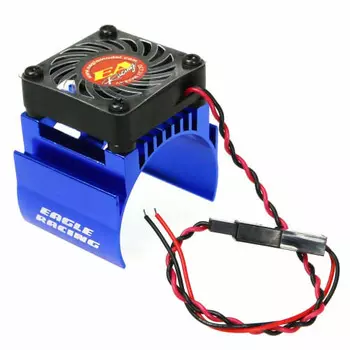 Радиатор двигателя Eagle Model SP 7,2 В с охлаждающим вентилятором, синий 2479-BL