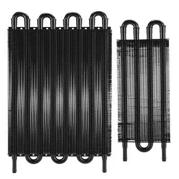 Радиатор трансмиссионного масла, модифицированные детали автомобиля 4 Row Black