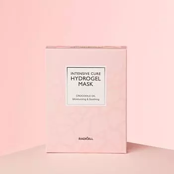 Radicell Intensive Core Hydrogel Mask Pack 5 листов / пакет масок / пакет коллагеновых масок / успокаивающий пакет, 5 листов, 1 шт.