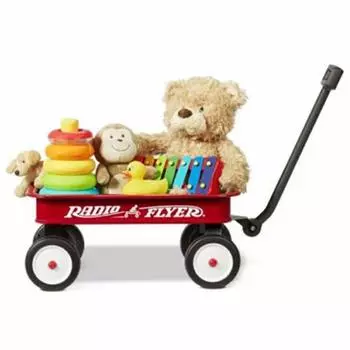 RADIO FLYER Мой первый вагон с коллекционной миниатюрной повозкой #W8