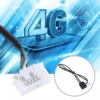 Радио Мультимедиа GPS 4G 20pin Кабельный разъем Автомобильные аксессуары Провод Адаптер для слота SIM-карты Кабель 1
