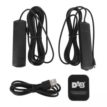 Radio Receiver Clear Sound Car DAB Digital Radio Broadcast Receiver Kit with Antenna for Android Car