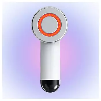 Радиочастотный аппарат для тела, массажер с подогревом красного света для целлюлита, уменьшения целлюлита, целлюлита, для кожи человека белый/чёрный