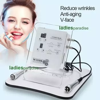 Радиочастотный инструмент для подтяжки лица, биполярное радиочастотное устройство, лифтинг кожи, удаление морщин, антивозрастной уход за кожей, омоложение, машина для домашнего использования EU белый