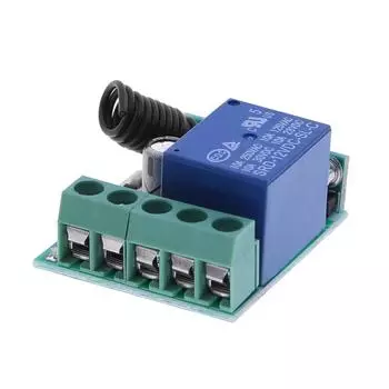 Радиочастотный пульт дистанционного управления, релейный приемник, 1 канальный контроллер DC12V для светодиодного электронного замка ~ remote control