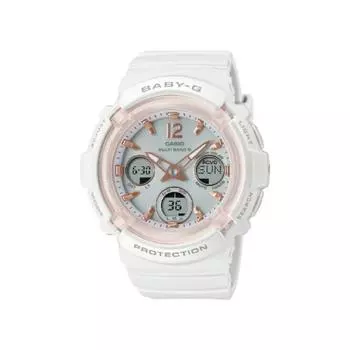 Радиочасы CASIO на солнечных батареях BABY G BGA 2800 Series White BGA 2800 7AJF