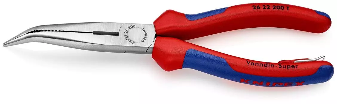 Радиоклещи изогнутые KNIPEX 2622-200TBK 40° (BK)