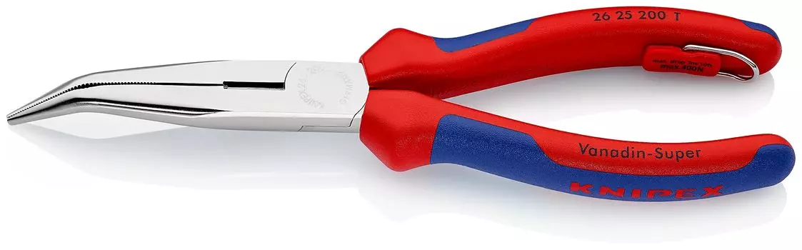 Радиоклещи изогнутые KNIPEX 2625-200TBK 40° (BK)