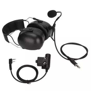 Радионаушники с разъемом 7,1 мм, шумоподавлением, прочная гарнитура с U94 PTT для UV5R BF888S K Head