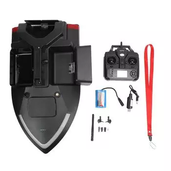 Радиоуправляемая лодка для рыбалки с приманкой 500 м, дистанционное управление, 40 точек позиционирования GPS, автоматический возврат, высокоскоростная лодка для приманки