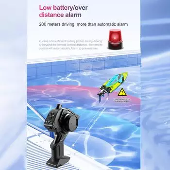 Радиоуправляемая лодка, лодки с дистанционным управлением, 70 км/ч, высокая скорость, 2,4 ГГц, радиоуправляемая лодка, игрушка в подарок для детей, взрослых, мальчиков 1 battery зелёный