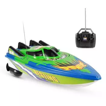 RC Boat High Speed Boat радиоуправляемая моторная лодка с дистанционным управлением игрушечные подарки для детей и начинающих no battery