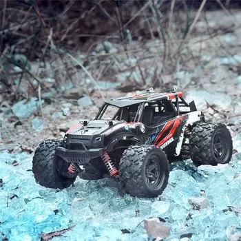 Радиоуправляемая машина 1/18 в масштабе 2,4G 4WD, высокоскоростная, быстрая, с дистанционным управлением, большая гусеничная тележка, внедорожная тележка, радиоуправляемая модель автомобиля, игрушки для красный