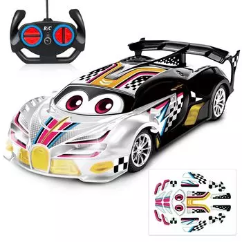 Радиоуправляемая машина с дистанционным управлением для детей, игрушечная машинка с дистанционным управлением, игрушечная гоночная машинка с электроприводом, миниатюрная машинка для девочек и мальчиков, игрушечная машинка с дистанционным управлением, легк