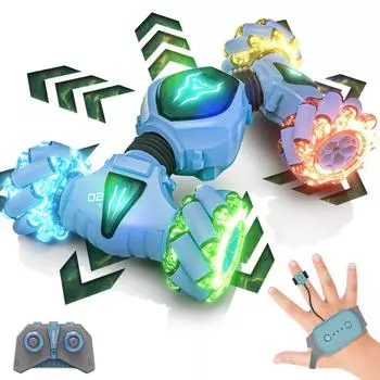 Радиоуправляемая трюковая машина с датчиком жестов, радиоуправляемые машинки с ручным управлением и светодиодными фонарями, игрушки с дистанционным управлением, подарки для детей, мальчиков и девочек