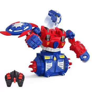 Радиоуправляемые игрушки-роботы DEERC для детей, боевые роботы, электрический робот с дистанционным управлением, игрушечный бокс, режим битвы, время работы 70 минут