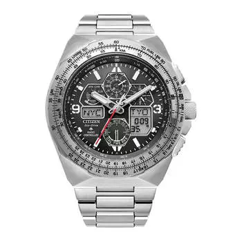 Радиоуправляемые мужские часы CITIZEN Promaster SkyHawk GMT JY8120-58E