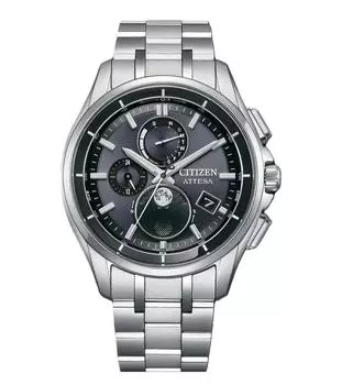 Радиоуправляемые титановые часы CITIZEN ATTESA с фазами Луны для мужчин BY1001-66E