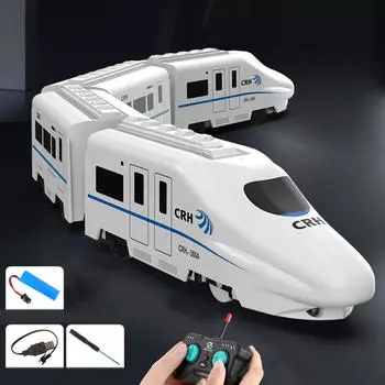 Радиоуправляемый автомобильный поезд, детская развивающая игрушка для раннего детства, двигатель поезда с дистанционным управлением для