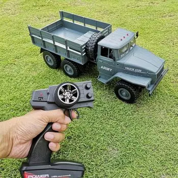 Радиоуправляемый грузовик 1:12, 6-колесный привод, советский военный грузовик Урал, модель внедорожного автомобиля с дистанционным управлением WPL 1