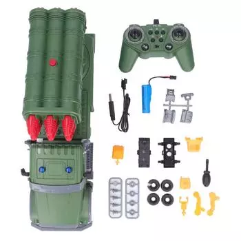 Радиоуправляемый грузовик с подъемным стволом, питание от батареи, USB, передний свет, дистанционное управление, внедорожный