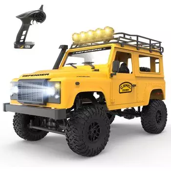 Радиоуправляемый гусеничный автомобиль DEERC, улучшенная версия, радиоуправляемая машина, полный привод, независимая подвеска, время работы 100 минут, радиоуправляемая машина для взрослых и детей