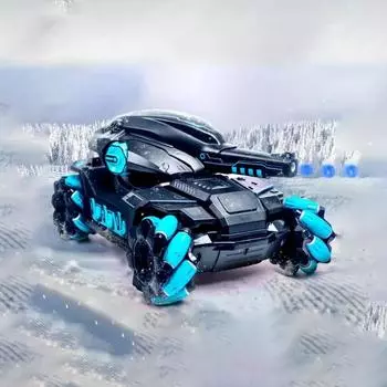 Радиоуправляемый танк с пулями/Стреляющая машина, Военная техника/Управление жестами синий