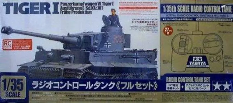 Радиоуправляемый танк Tamiya Tiger I, ранний тип 1/35