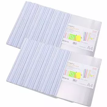 RADISSY Slide File Rail File Slide Bar Большая вместимость для хранения A4 Набор из 30 штук Белый