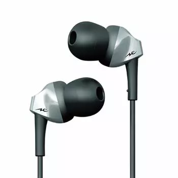 Radius Ne Dynamic Driver Wired Canal Earphones HP-NEF21 Earphones HP-NEF21S (Silver)