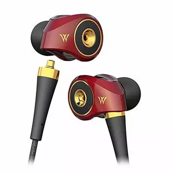 RADIUS RADIUS Compatible Earphones Dobrube Ne MMCX Compatible 2 Diaphragms DDM System Driver Wired Canal Type HP-TWF00 High-Resolution Entelleur